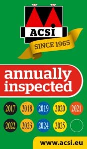 ACSI-camping jaarlijks geïnspecteerd door ACSI-inspecteur