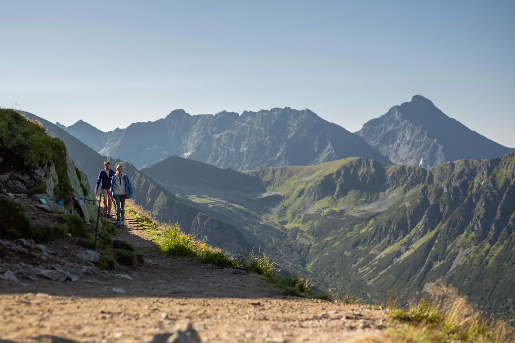 Wandelaars in het Tatra Gebergte