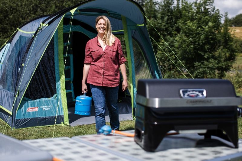 Campingaz gasflessen zijn erg licht