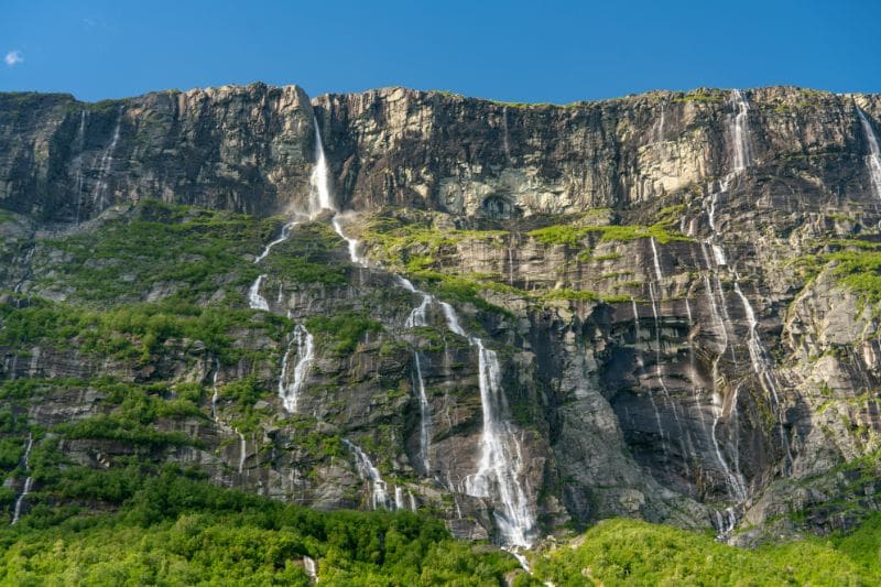 Vinnufossen waterval in Noorwegen