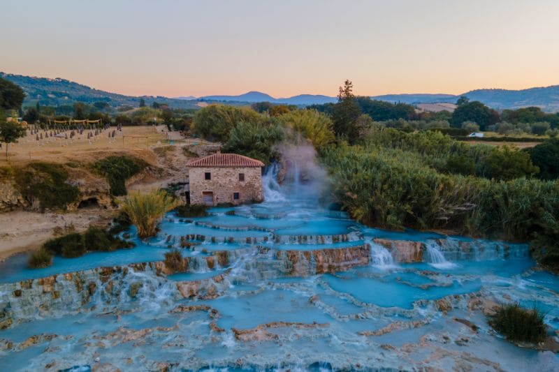 De Cascata del Mulino in Italië