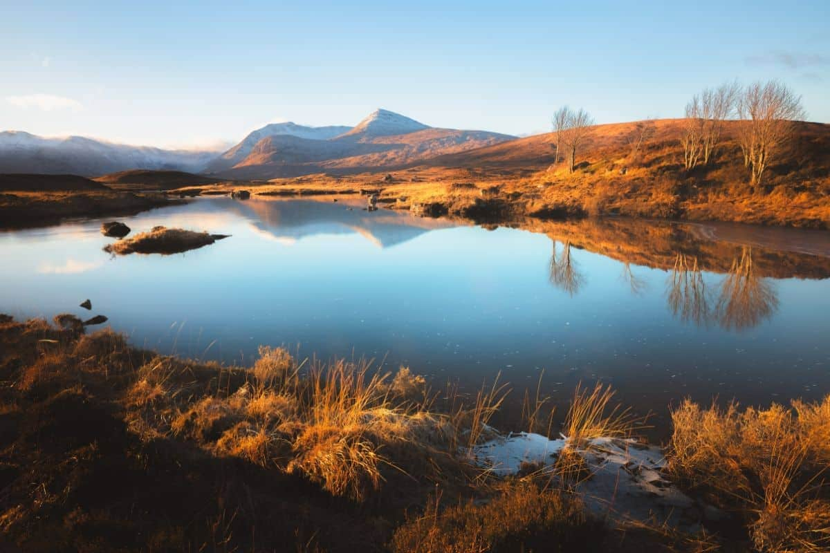 Rannoch Moor moerasvlakte Schotland