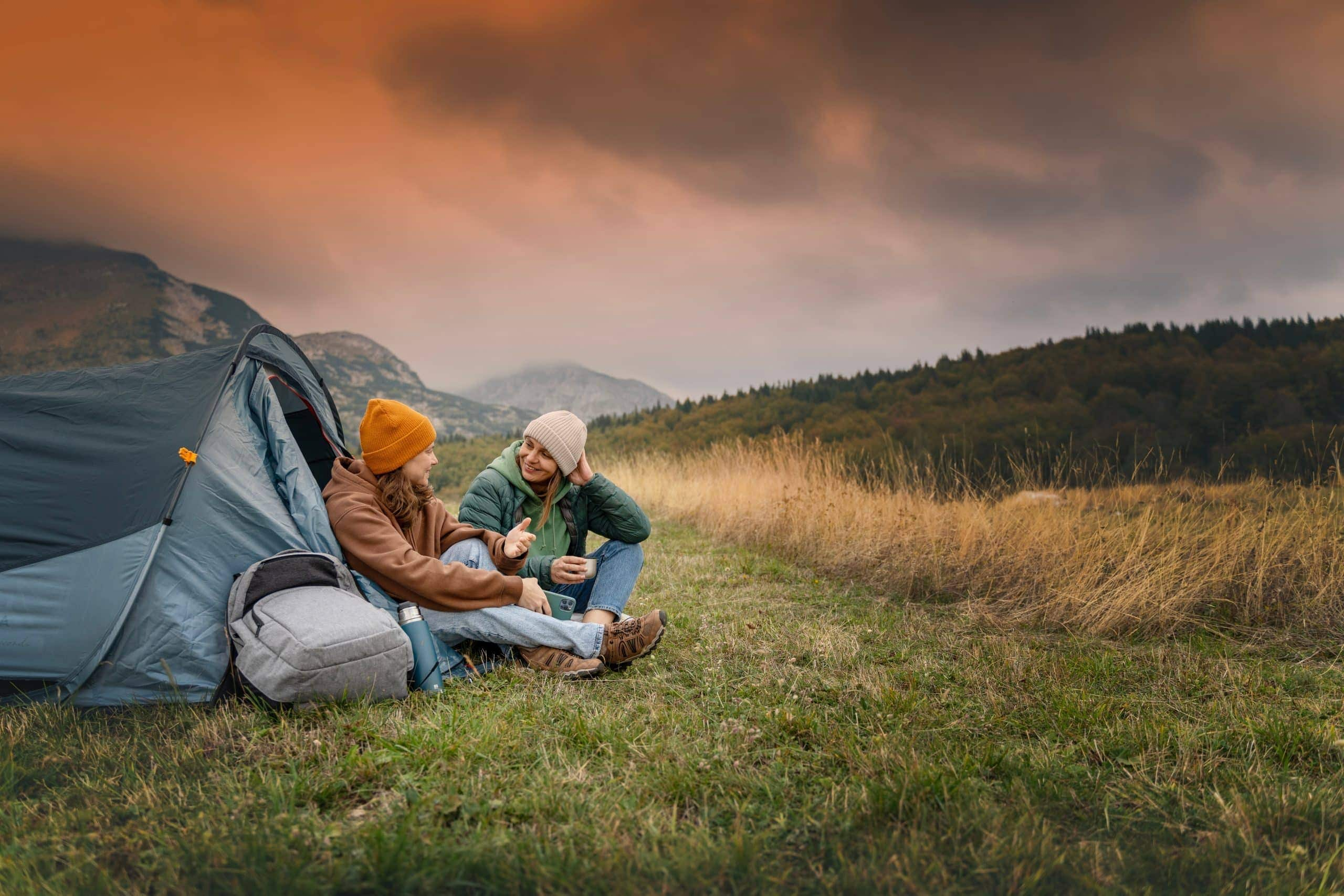 Tent in de natuur