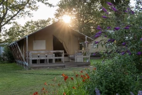 safaritent op Vakantiepark Twee Bruggen