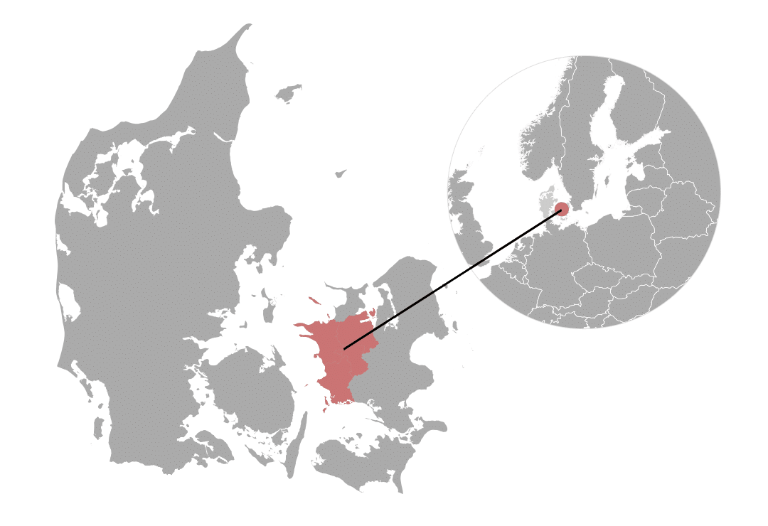 Map West-Seeland