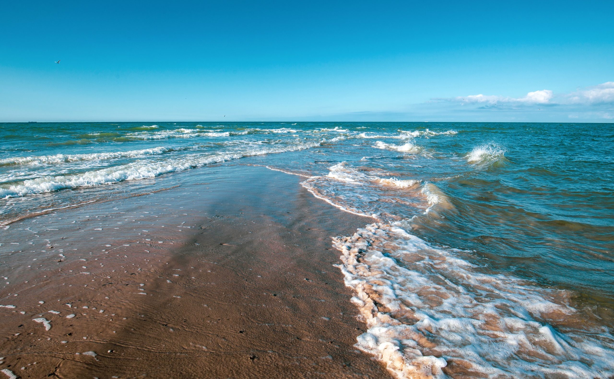 Bij Grenen slaan de golven van twee zeeën tegen elkaar.